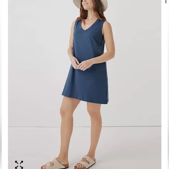 Pact Dresses & Skirts - Pact Women's Softspun A-Line Tank Dress - Navy- Large